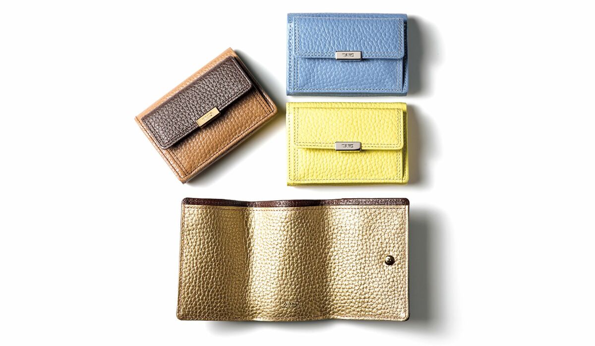 美品　和光　ミニ財布　三つ折り財布 三つ折りなのに収納力がスゴイ！和光の「才色兼備なミニ財布