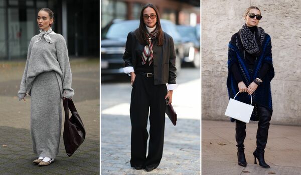 センスのよさが光る！「スカーフ」最旬アレンジ３選【海外スナップ】