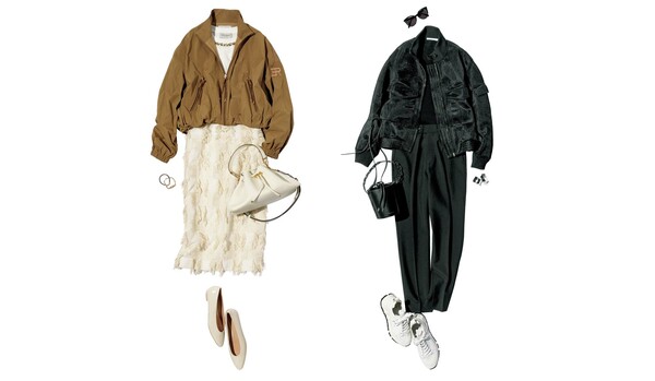 【スタイリスト高橋リタさん流】春にチェックしたい最旬アウター２選｜スポーティ＆シアーなアウターでモダンで軽快に！