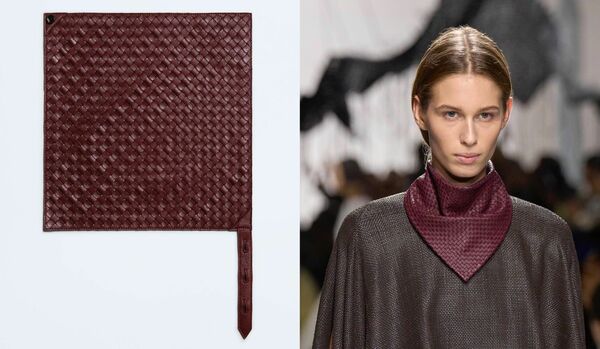 ボッテガ・ヴェネタ「イントレチャート バンダナ」に注目！ エッジィな存在感を放つソフトレザー製