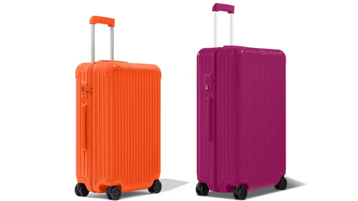 リモワ「エッセンシャル」コレクションから登場するシーズナルカラー「オレンジ」と「マゼンタ」