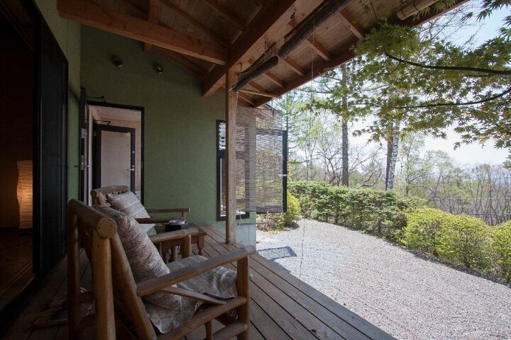 客室のテラス