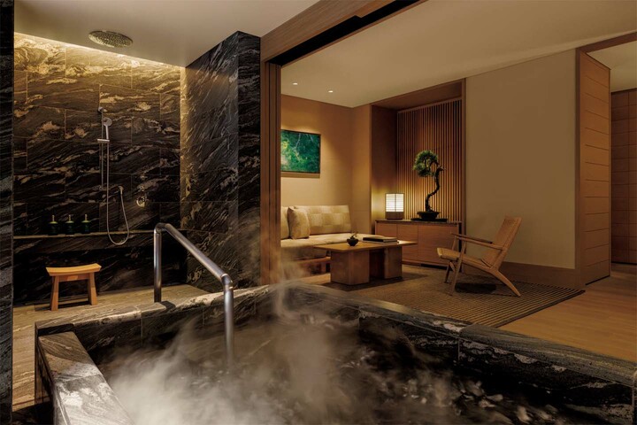 カペラ京都 「Auriga Spa」のプライベート温泉ルーム