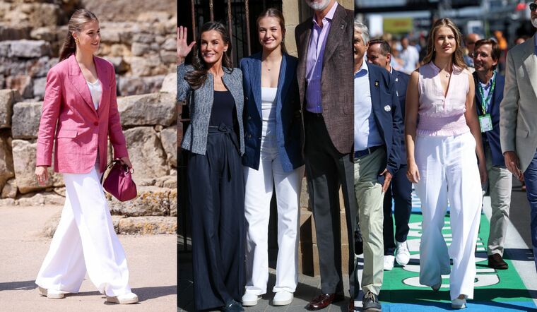 スペイン・レオノール王女に学ぶ「白パンツ」でつくる残暑コーデ3選