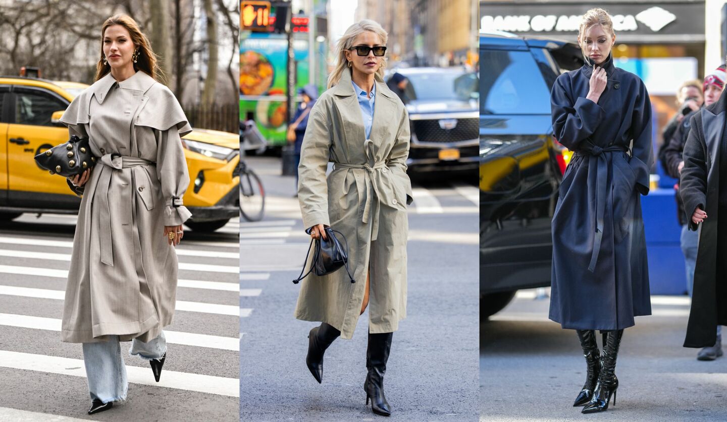 Aラインで着こなす「トレンチコート」の装い3選