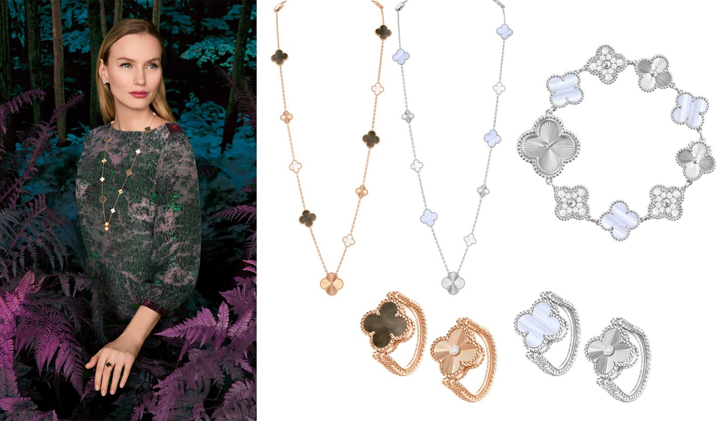 ヴァン クリーフ＆アーペルの「アルハンブラ」の新作ジュエリー