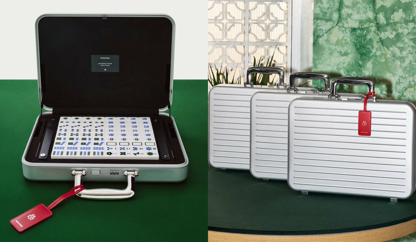 リモワの麻雀セット「RIMOWA Mahjong Attaché」