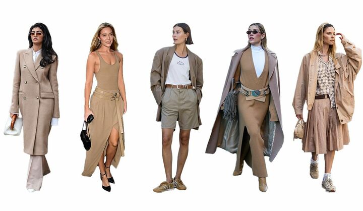 オールベージュコーデ解説