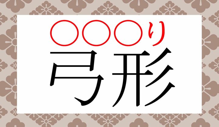 「形」の読みかたがポイントです。