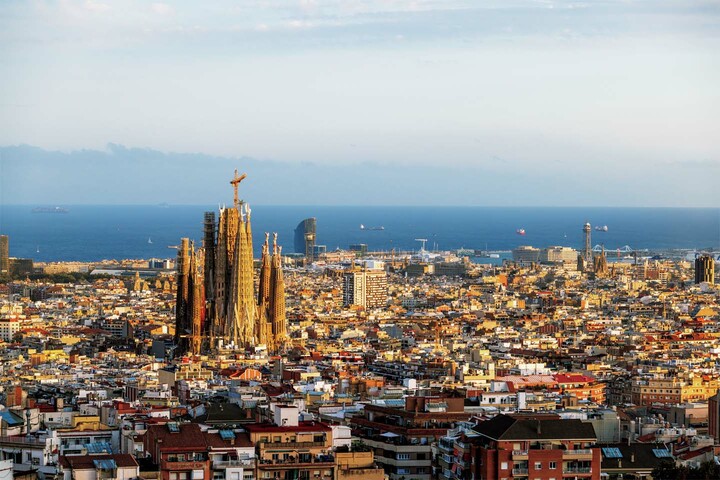 スペインのバルセロナの風景