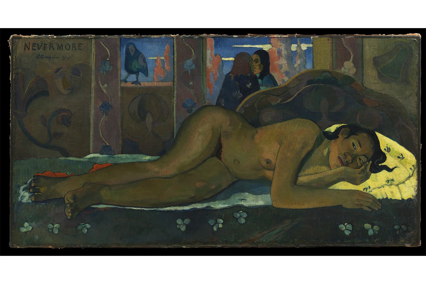 Paul Gauguin. Nevermore, 1897. © The Samuel Courtauld Trust, The Courtauld Gallery, London