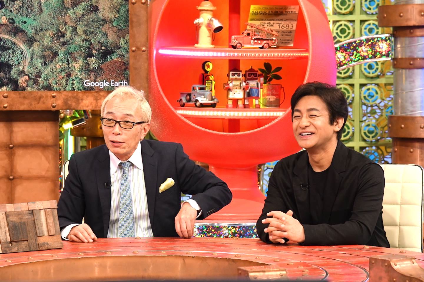 所ジョージさんと片岡愛之助さん ©ABCテレビ