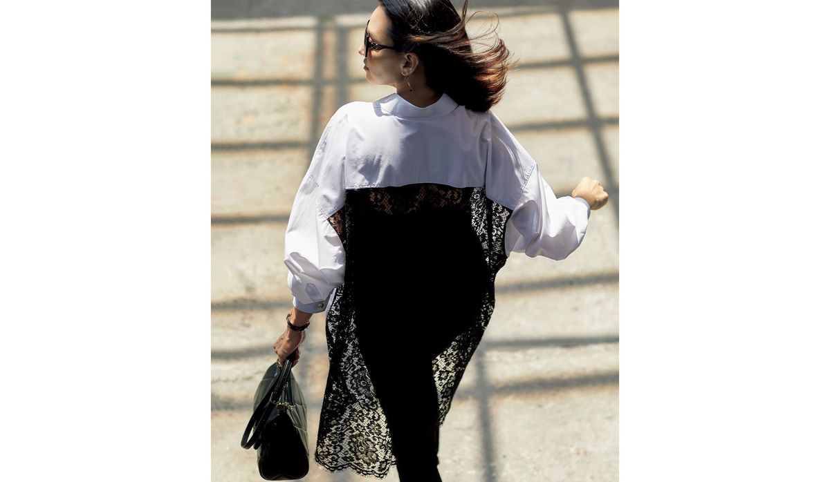 希少美品✨ドルチェ＆ガッバーナ 総レース シャツブラウス ブラック 38 希少美品✨ドルチェ＆ガッバーナ 総レース シャツブラウス ブラック 38