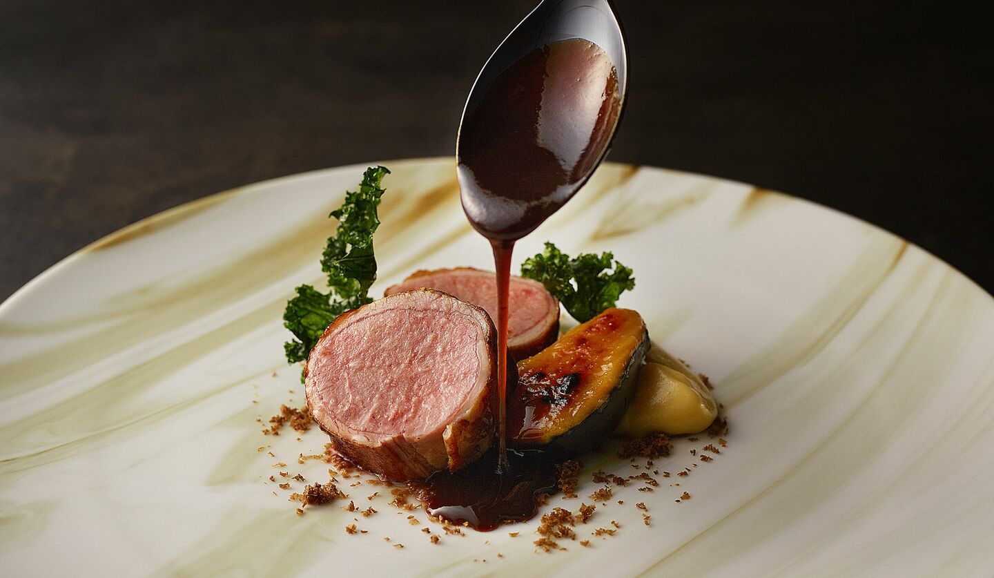 JWマリオット・ホテル東京「セフィーノ」の料理「仔羊のロースト」