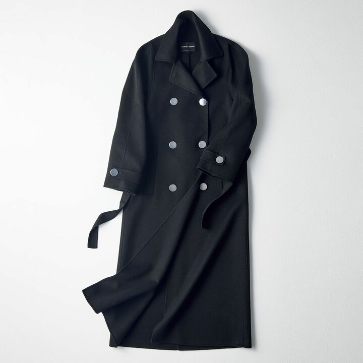 まさに一生もの！ジョルジオ アルマーニの「カシミヤコート」は贅沢な一枚仕立て | Precious.jp（プレシャス）