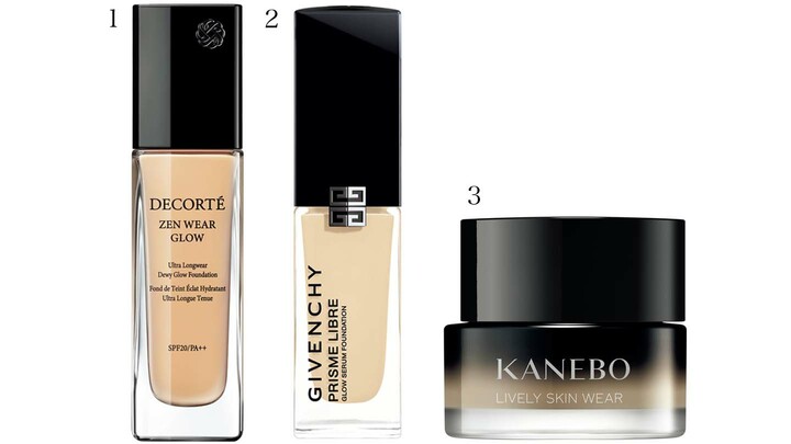 コスメデコルテ、ジバンシィ、KANEBOのファンデーション