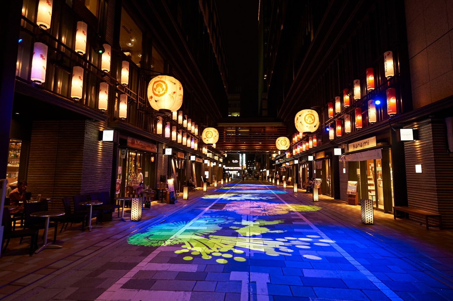 金魚大提灯参道(2018年の様子)