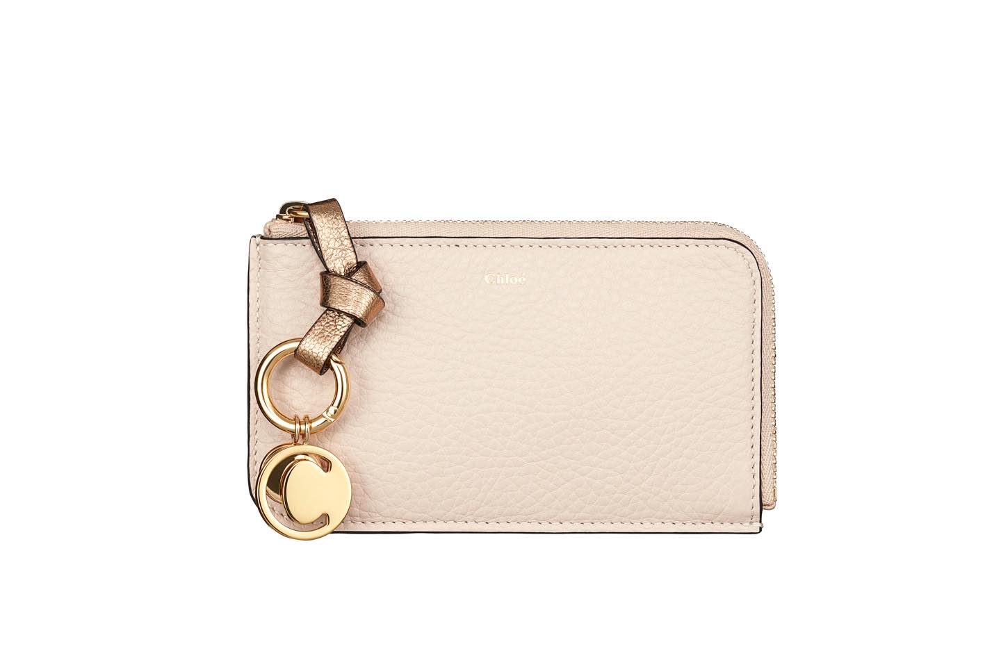 ジップパース「ALPHABET(アルファベット)」【縦7.5×横13cm】¥29,000・チャーム¥5,000(税抜)