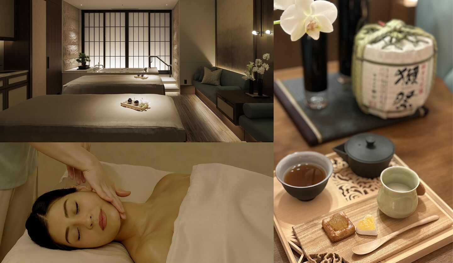 JR大阪駅に隣接する「グラングリーン大阪」南館の上層階にオープンしたホテル「ウォルドーフ・アストリア大阪」30階に位置する「ウォルドーフ・アストリア・スパ」の画像