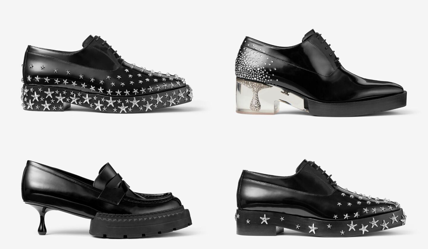 JIMMY CHOO×noir kei ninomiyaのコラボシューズ4選