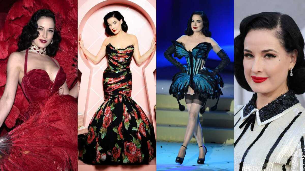 ディタ・フォン・ティースの美貌遍歴【50枚】美しきバーレスクの女王