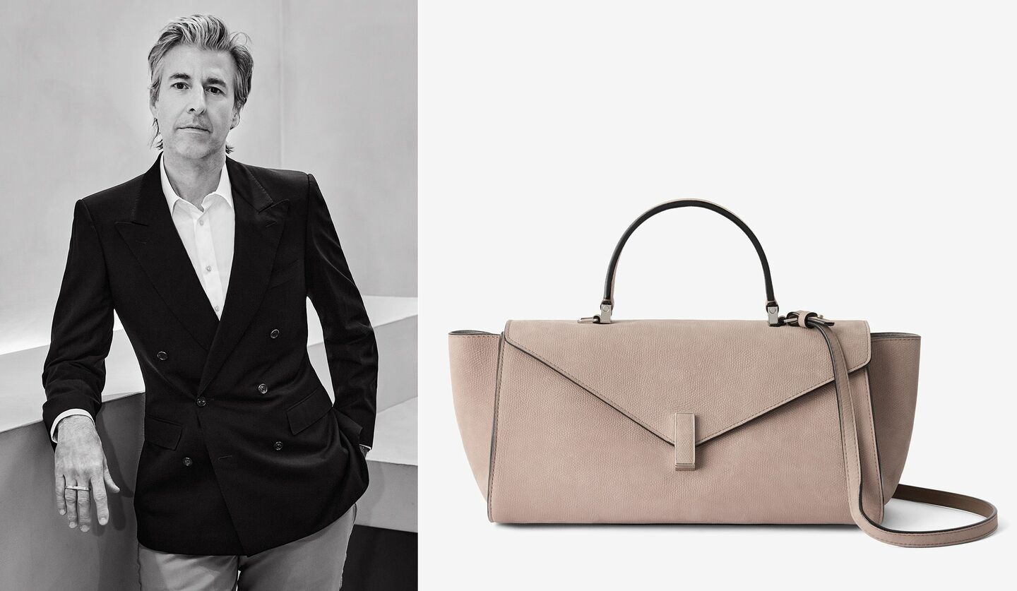 「ヴァレクストラ」グザヴィエ・ルゥジョーCEOと、バッグ『イジィデ エディター センソ』