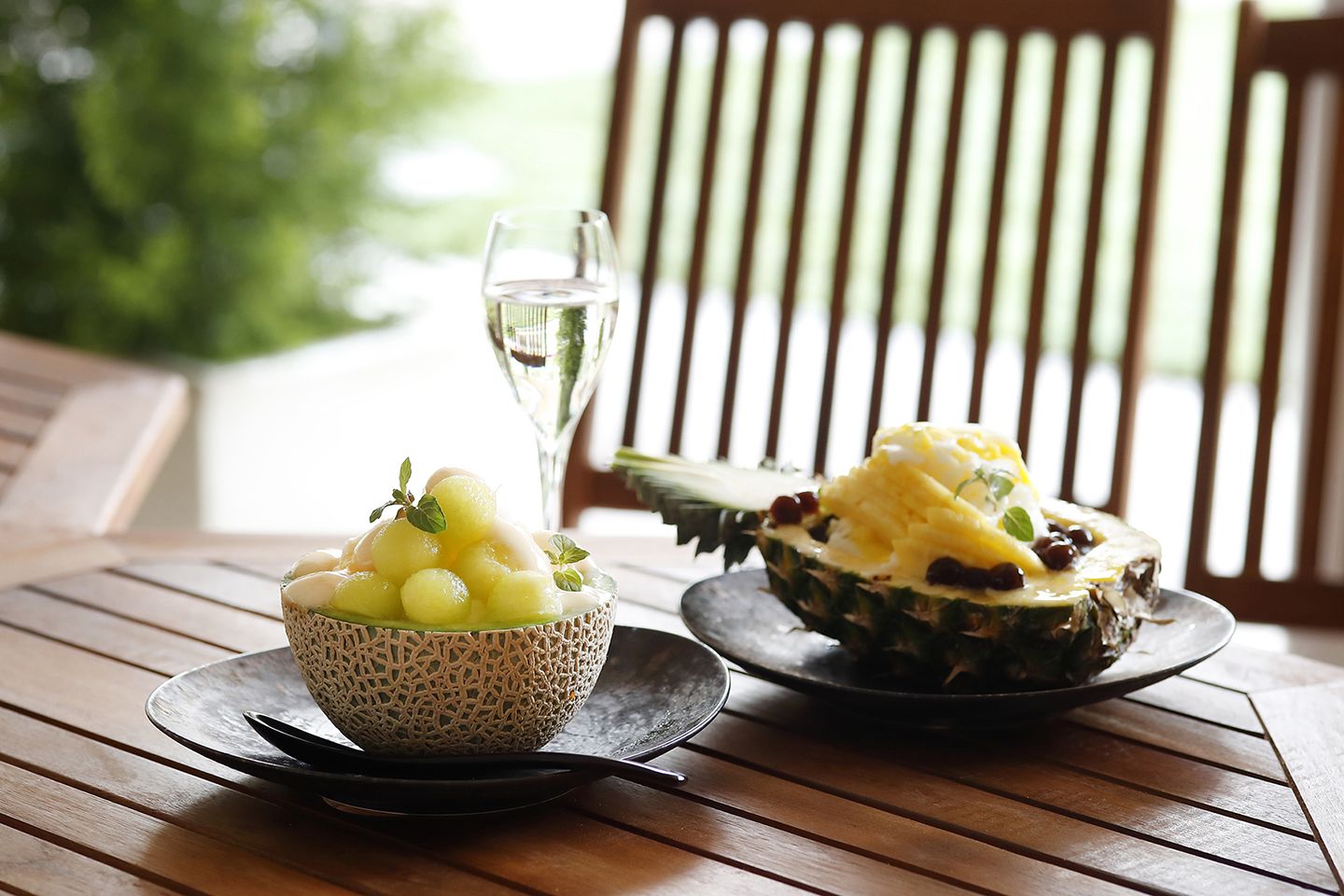 ホテル雅叙園東京「Cafe & Bar結庵」のリッチシェイブアイス