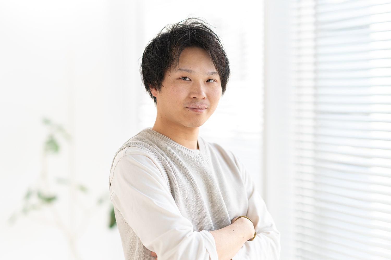 Ramie GINZA副店長・寺尾拓巳さん。約半年前からオルタナティブボクササイズに通っている寺尾さん。「週2で通って、体にも少し変化が出てきました。もう少し鍛えたいですね」