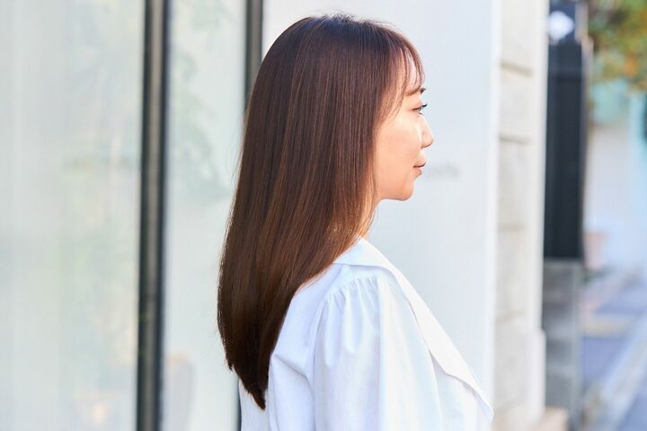 40代　髪型_2,ミディアムヘア_2