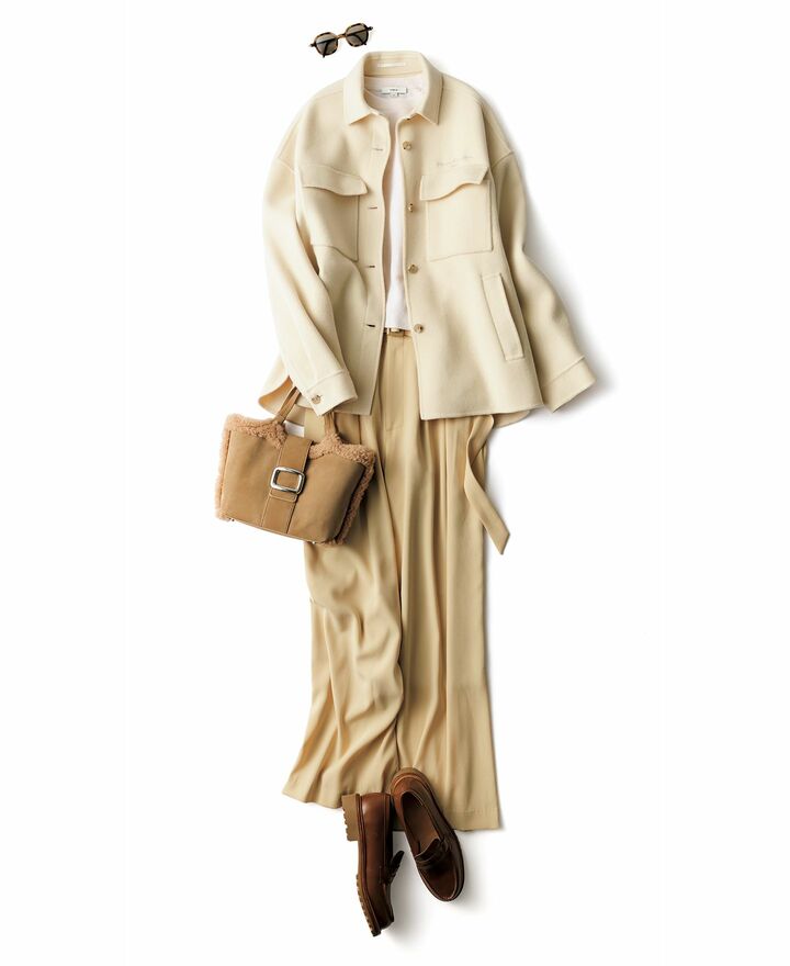 「ロゥタス」のジャケットコーデ