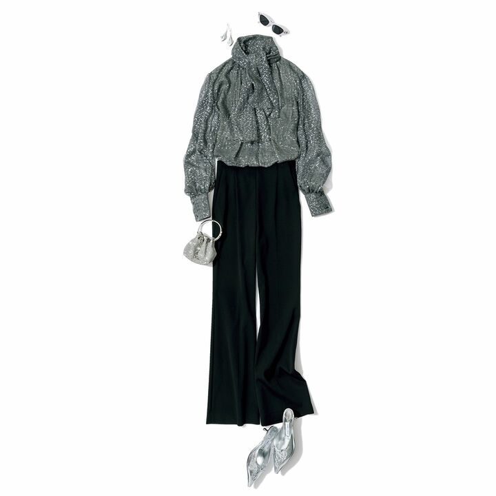 三好彩さんスタイリングによるドレスアップスタイル