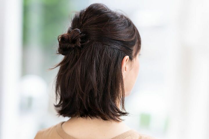 ミディアムヘア_1,40代 髪型_6