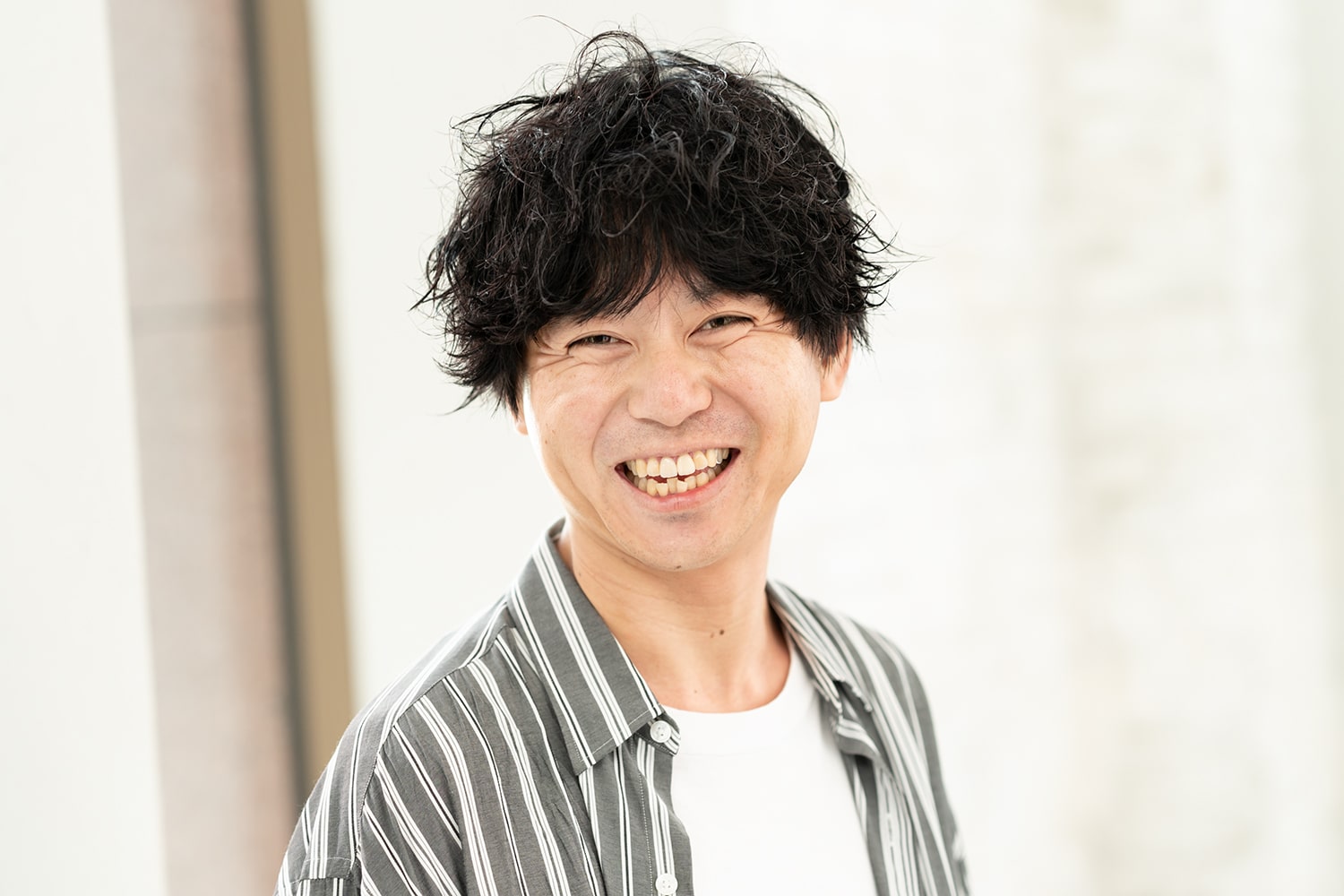 Un ami omotesando 店長・増永剛大さん。「サロンワークではカウンセリングをしっかりと行うようにしています。40代の髪悩みがある方はぜひお越しください」