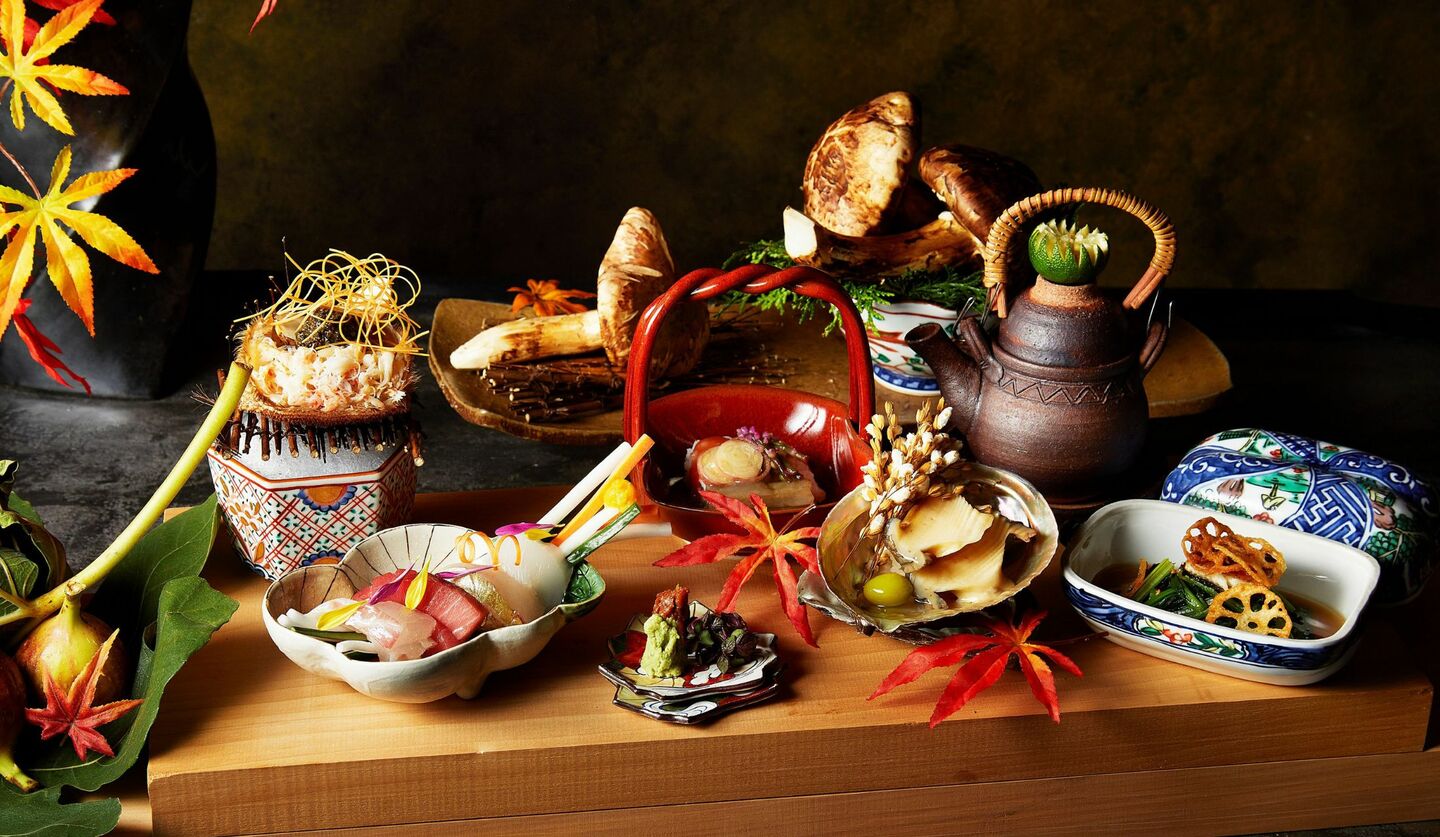 日本料理「雲海」秋の会席