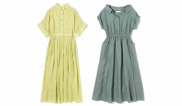 【エブール】春の本命ワンピース｜さらりと肌に寄り添うナチュラル素材と緻密なディテールが導く上品なこなれ感