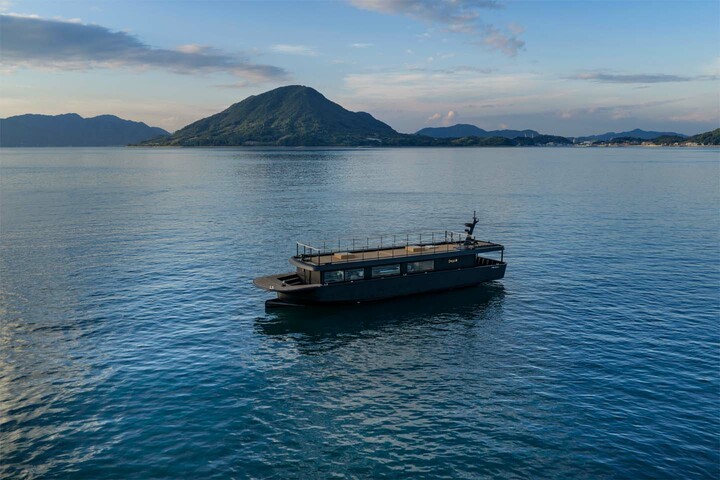 「NOT A HOTEL SETOUCHI」から帰る屋形船