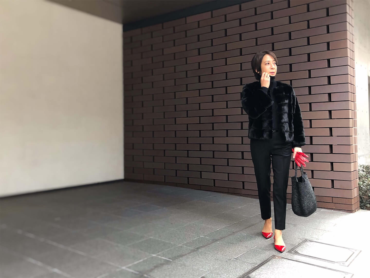ファー_1,ジャケット_1,ニット_2,パンツ_1,大人コーデ_2