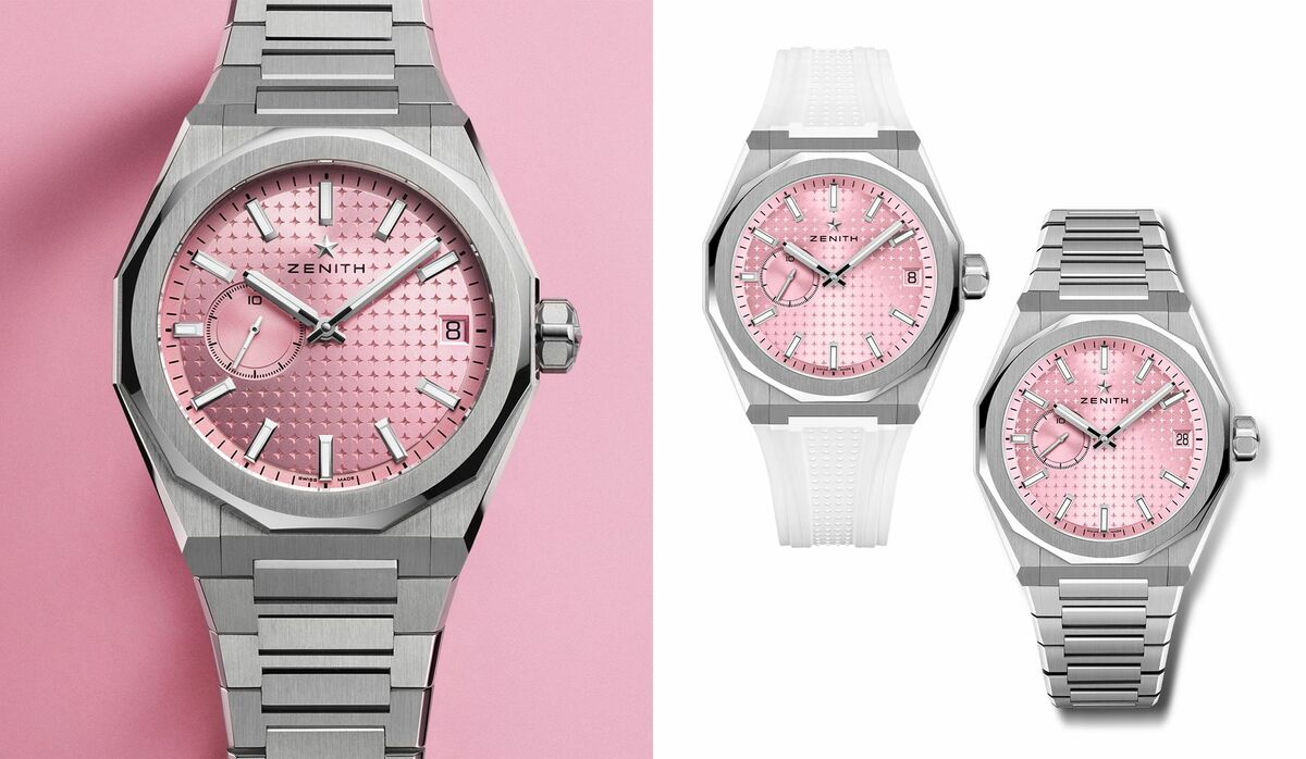 ゼニス】乳がん撲滅への願いを込め、ピンクの文字盤をまとった世界限定