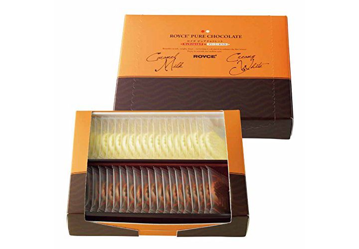 「ロイズピュアチョコレート[キャラメルミルク＆クリーミーホワイト]」（ロイズ(ROYCE')）