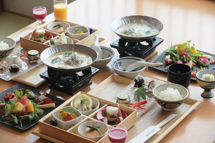 朝食一例。