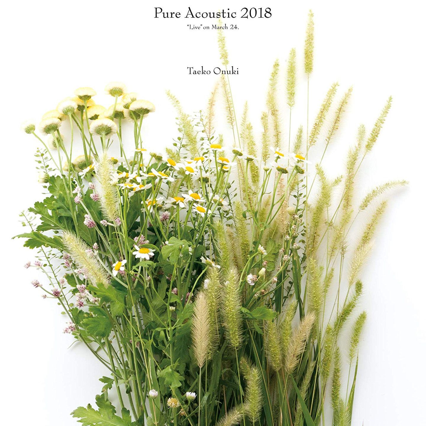 『Pure Acoustic 2018』大貫妙子 日本コロムビア ¥3,200(税抜)