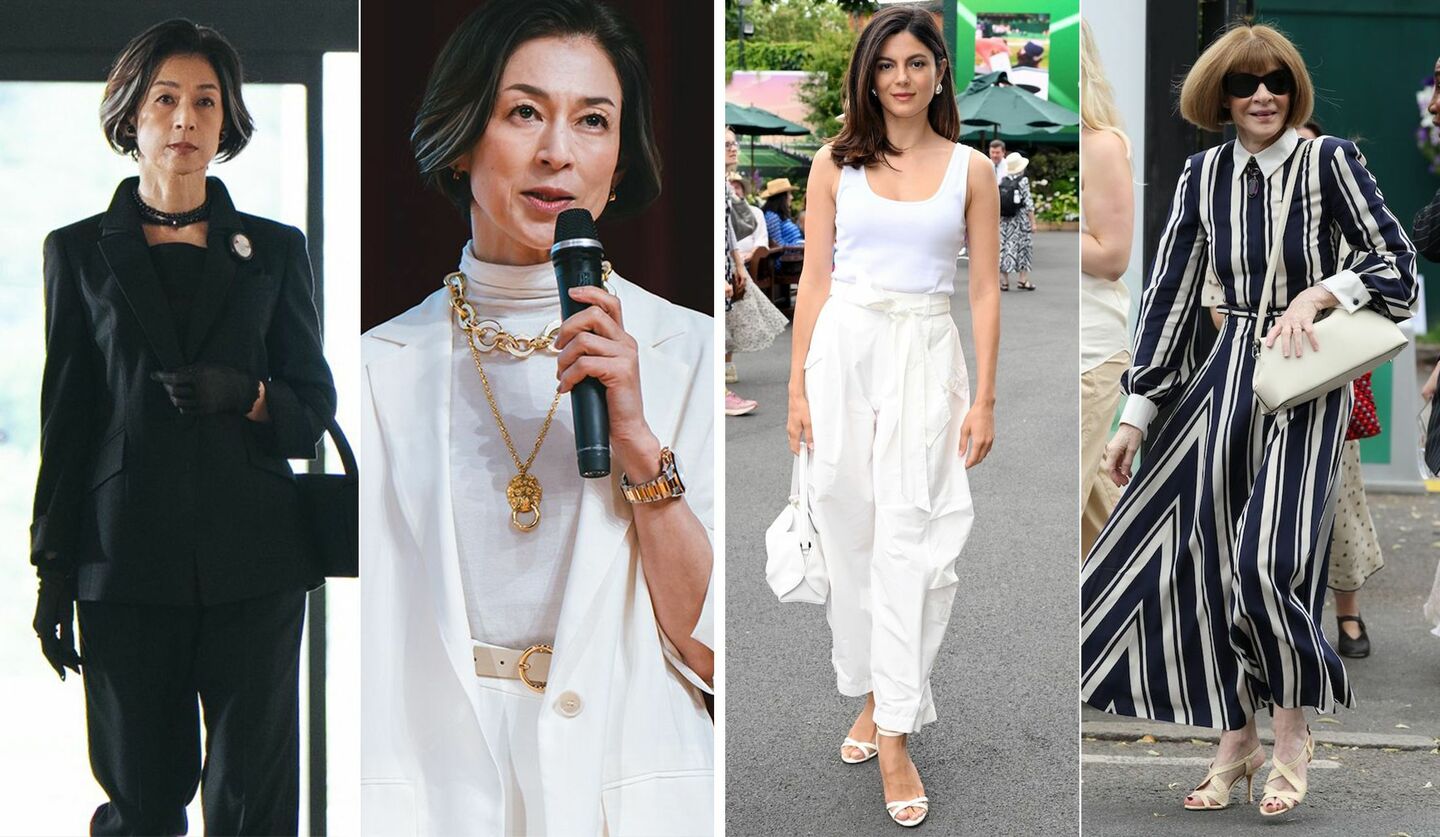 ドラマ『一次元の挿し木』に出演する鈴木保奈美さん、モニカ・バルバロ、アナ・ウィンター