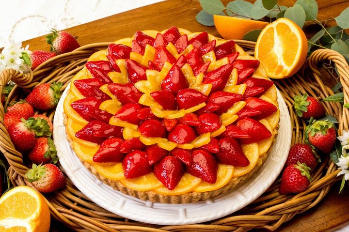 爽やかな味と香りが広がる新作。1ピース￥679／ホール[25cm]￥6,480（ともに税込）