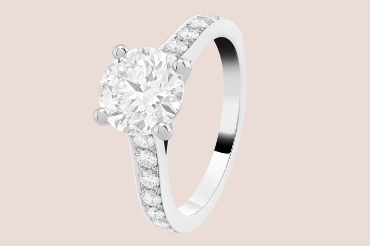 ロマンス ソリティア￥610,000～[プラチナ、ラウンドダイヤモンド]