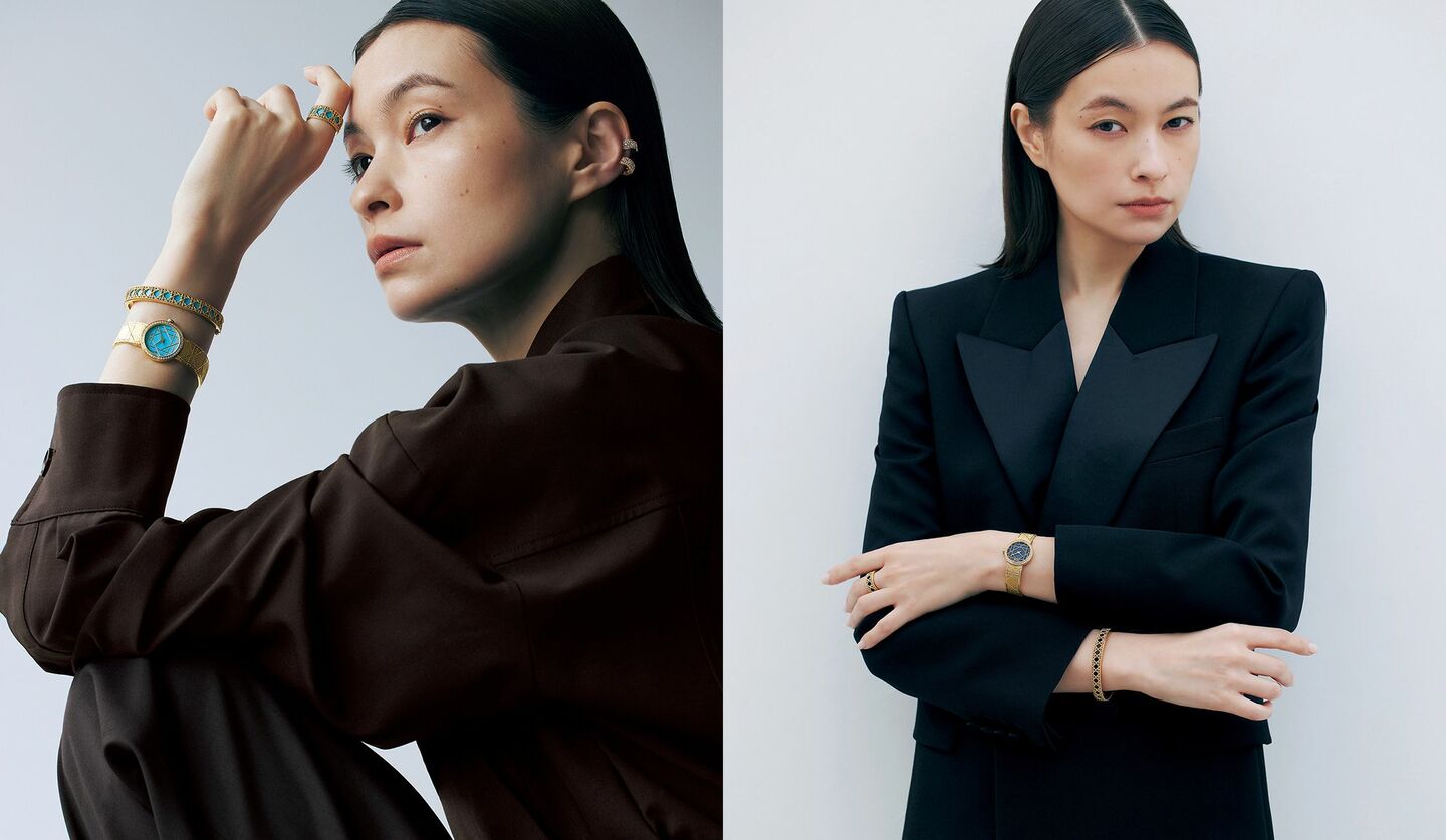 ディオールの時計『ラ デ マイ ディオール』を着用した太田莉菜さん