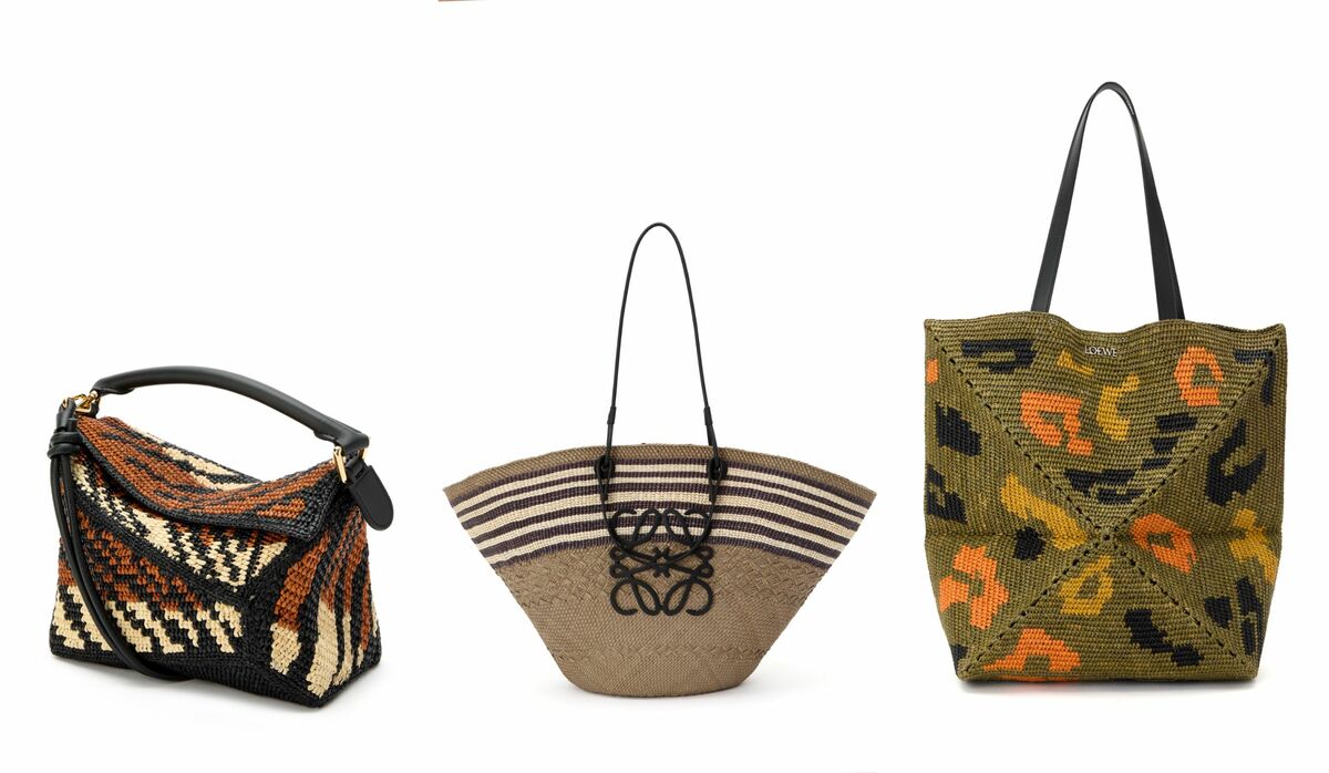 Loewe/ロエベ パウラズイビザ かごバッグ トートバッグ ストローバッグ Loewe/ロエベ パウラズイビザ かごバッグ トートバッグ ストローバッグ