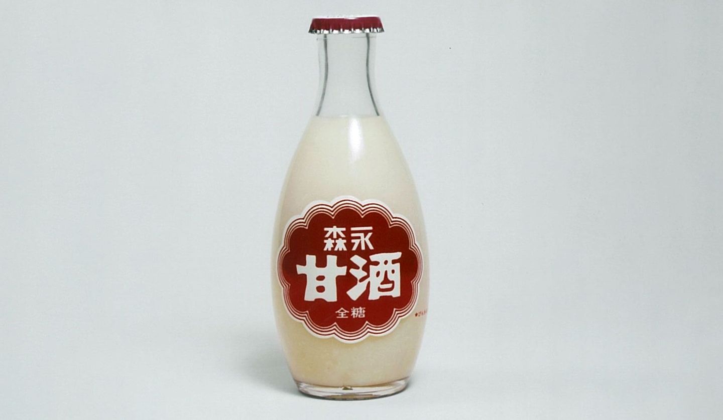 森永製菓の瓶入りの初代甘酒