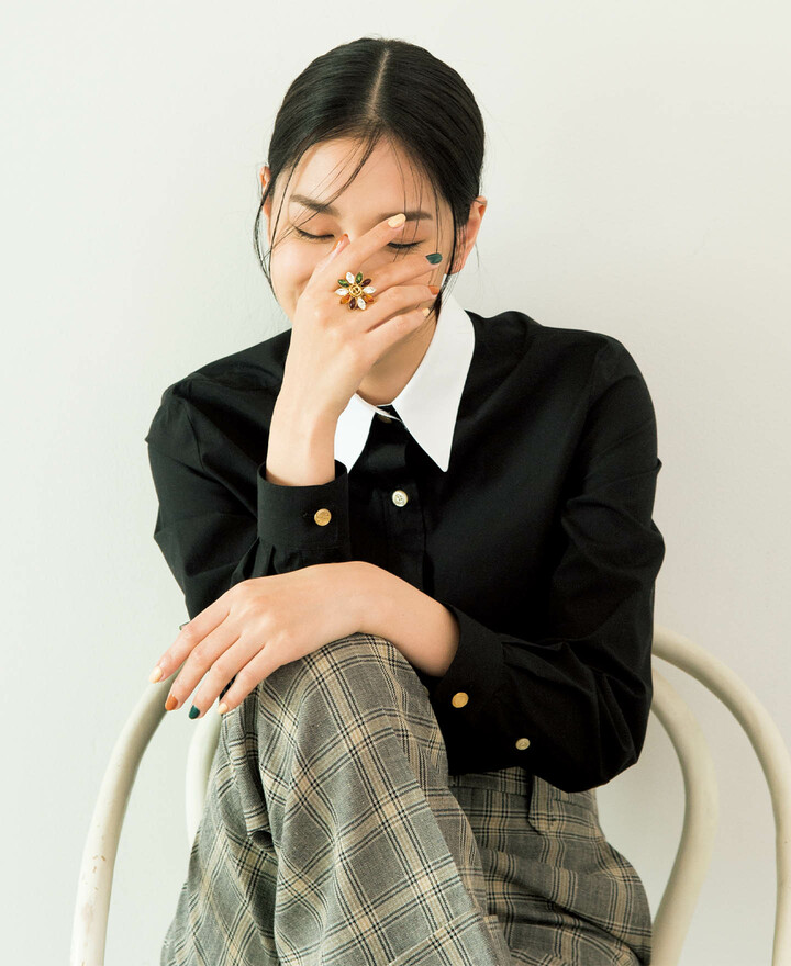 ネイル_1,指輪_1,シャツ_1,パンツ_1