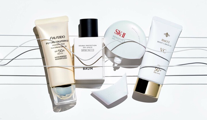 「SHISEIDO」「BAUM」「SK-Ⅱ」「HACCI」のUVベース