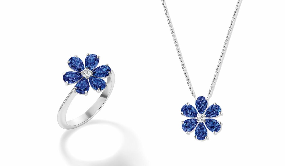 ハリー・ウィンストン】陽射しに映えるカラージュエリー2選｜可憐な花